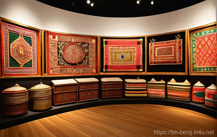 벵골어 국립 박물관 - **Ancient Bengali Archaeological Treasures in a Museum Gallery**
    A highly detailed, realistic im...