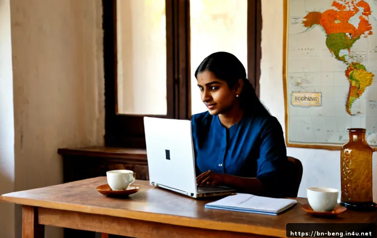벵골어와 글로벌 언어 영향 - Photorealistic editorial workspace scene illustrating Bengali and global language influence: a Benga...